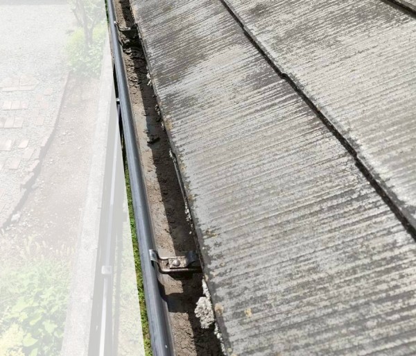 軒樋サイズアップ交換前　PC50